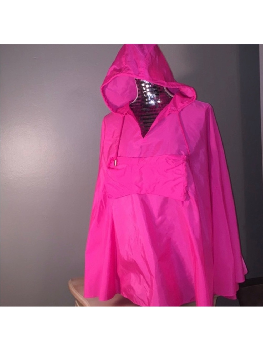 kate spade Bright Hot Pink Hooded Rain Cape